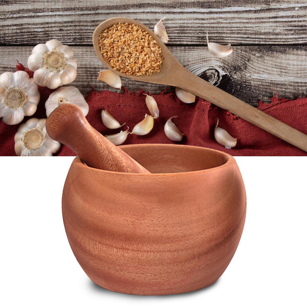 Mortar and Pestle Set, Marble Mortar and Mushroom Pestle,for Pills Herbs Spices,with Brush,placemat,crusher Set 4 inch 12 Cup,Easy to Grip,stone