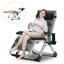 Lilypelle Zero Gravity Chair Fold Lounge Chairs Outdoor Lawn Chaise with Removeable Soft Cushion,Cup Holder,Headrest