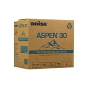 Boise Aspen Recycled Multi-Use Copy Paper, 8.5" x 11", White (2,500 Sheets)