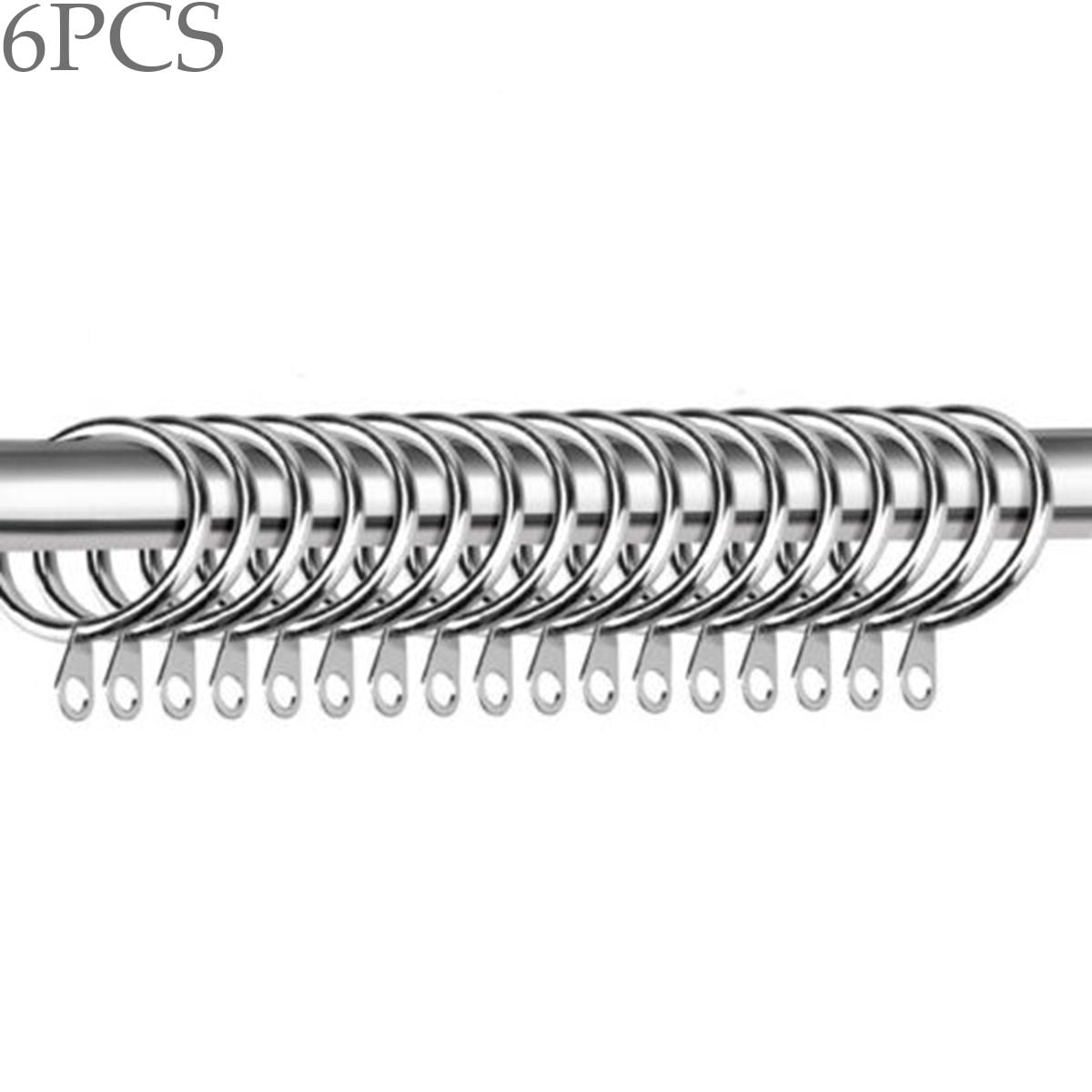 5 Colors Metal Drapery Curtain Rings Hanging Rings For Curtains And ...