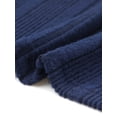 thumbnail image 5 of Agnes Orinda Women's Plus Size Button up Cardigan V Neck Long Sleeve Pocket Ribbed Knit Loose Casual Sweater 3X Navy Blue, 5 of 6