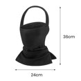 thumbnail image 3 of LJNYFDC Cycling Neck Protector Cover Cycling Face Guard Balaclava Elastic Drawstring Super Soft Windproof Cold Weather Winter Warm Neck Protector, 3 of 7