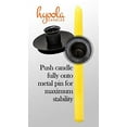 thumbnail image 2 of Hyoola, 1/2 Inch Safety (Center Pin) Candle Holder - Black, 2 of 5