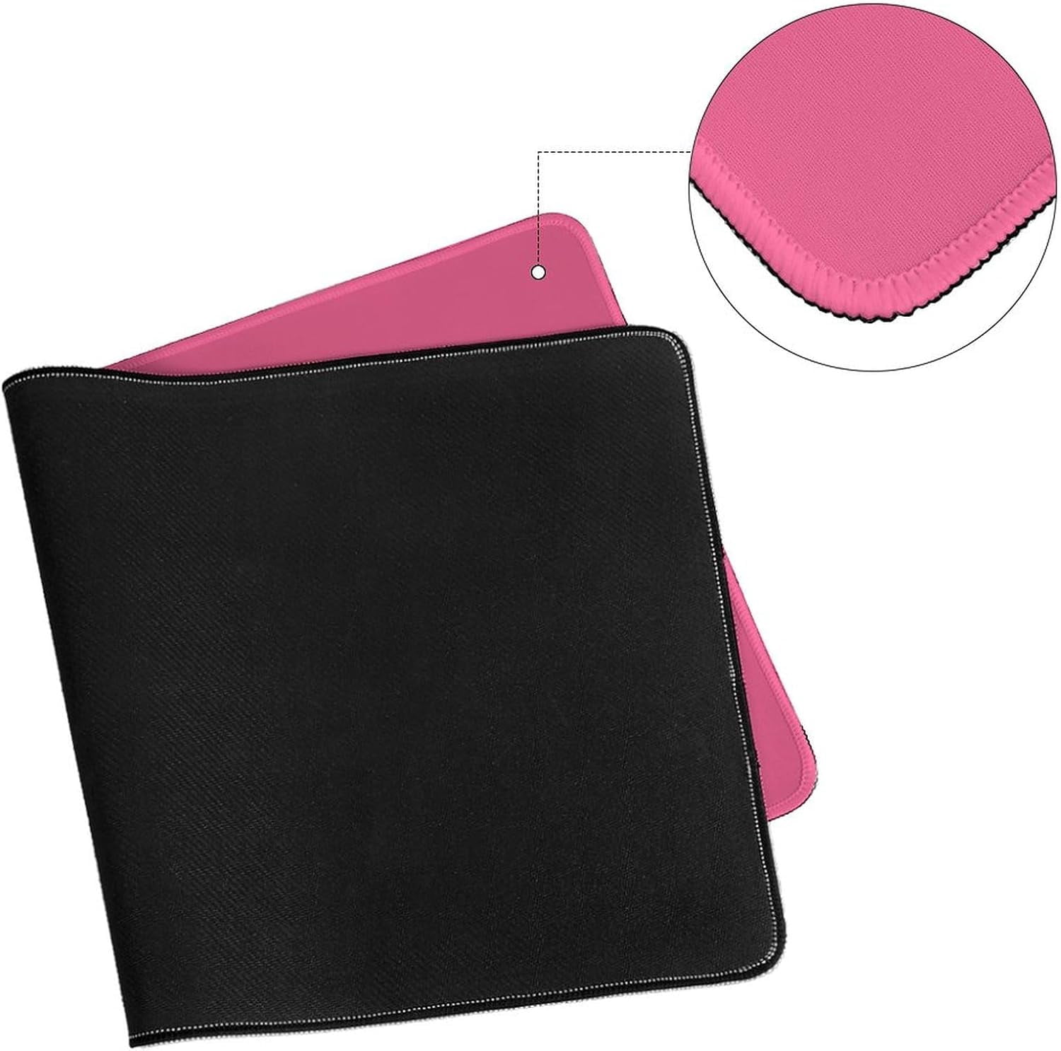 Dumpster on Fire, Pink Funny Desk Pad, Gaming Mouse Pad，23.6x11.8 inch Computer Mouse Mat Keyboard for Home Office，I’m Fine It's Fine Everything’s Fine