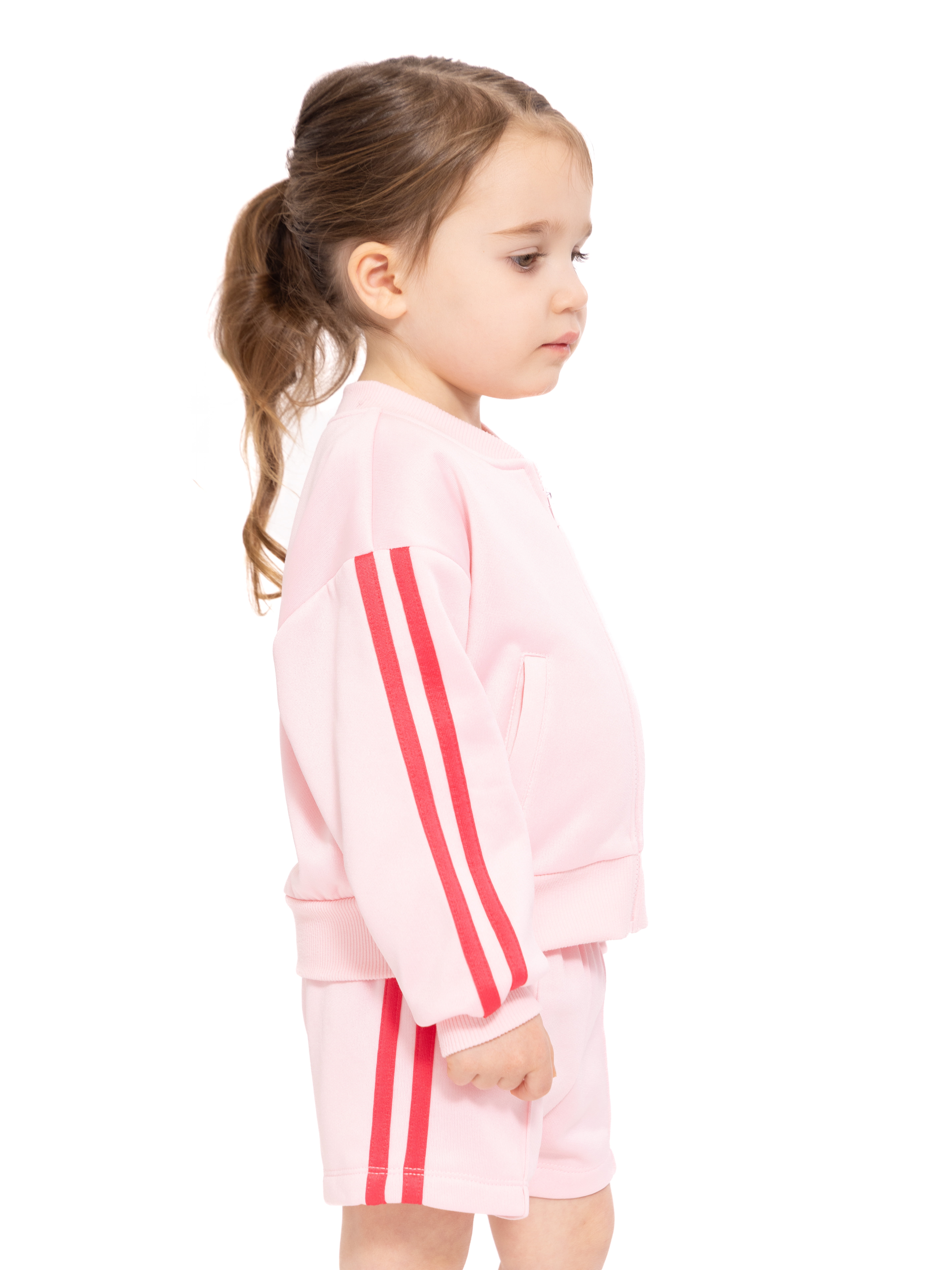 Wonder Nation Toddler Girls Full Zip Athletic Jacket, Sizes 12M-5T