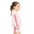 thumbnail image 4 of Wonder Nation Toddler Girls Full Zip Athletic Jacket, Sizes 12M-5T, 4 of 7