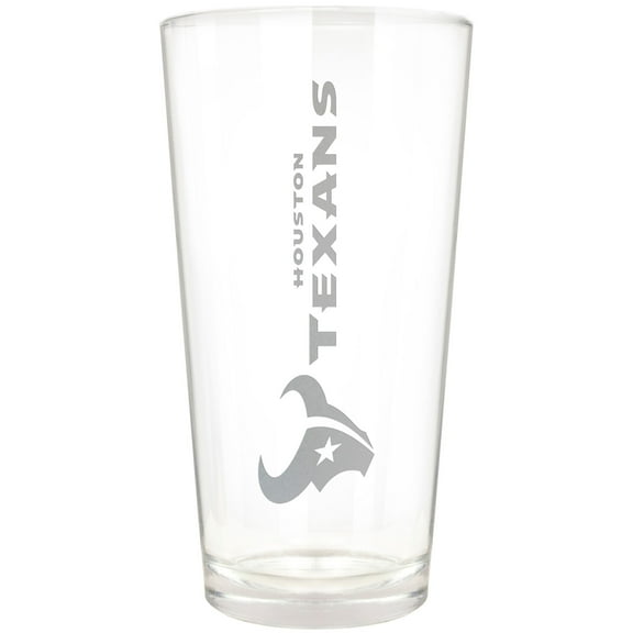 Houston Texans Etched 16oz. Vertical Rally Cry Pint Glass