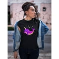 thumbnail image 2 of Narwhal Constellations T-Shirt Women -Image by Shutterstock, Female Large, 2 of 4