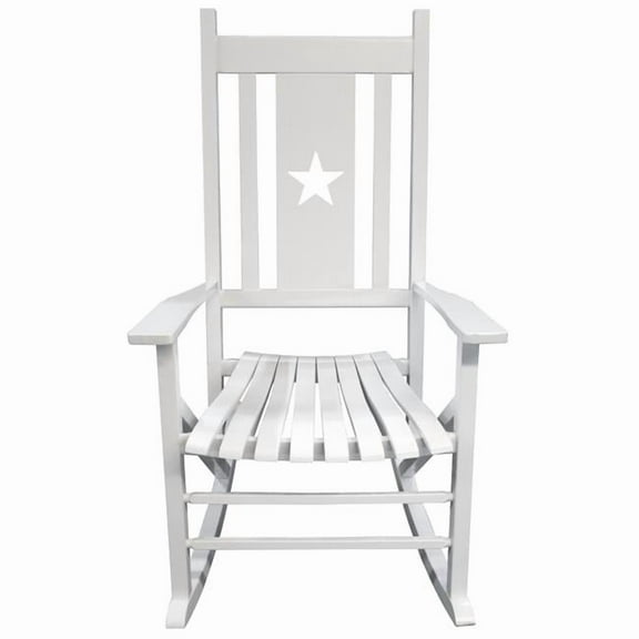 Heartland White Star Porch Rocker