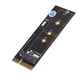 thumbnail image 3 of Tarjeta vertical ABS PCI-E tarjeta adaptadora vertical Tarjeta vertical vertical 4X para M2 2230 / 2242 / 2260/ 2280 Amonsee Otros, 3 of 8