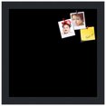 thumbnail image 2 of PinPix 12x12 Custom Cork Bulletin Board Solid Black Poster Board Has a Fabric Style Canvas Finish, Framed in Solid Black, by ArtToFrames (PinPix-622), 2 of 5