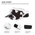thumbnail image 3 of Balery Cow Skin 2 Sport Wear Athletic Visor Sun Sports Visor Hat Visor Adjustable Cap for Women and Men (One Size), 3 of 7