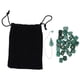 thumbnail image 1 of Juego de 25 piedras de runas de cristal con bolsa de péndulo curativas, piedras de runas de adivinación de buena suerte para meditación, Aventurina verde, 1 of 5