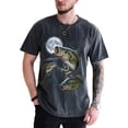 thumbnail image 3 of Vintage Bass Fishing Moonlight T-Shirt – Retro Angler Graphic Tee, Outdoor Fishing Lover Shirt Gift for Men & Women, 3 of 6