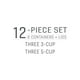 thumbnail image 3 of Set de almacenamiento de alimentos Rubbermaid EasyFindLids, 12 piezas, 3 of 6