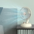 thumbnail image 6 of Fufafayo under $5 Desk Fan, Vintage Style Circulator Fan with Pivoting Head, Variable Speed USB Fan with 2000mAh Battery, Portable Fan for Bedroom, Office, Home, Desk, Table, Personal Cooling, 6 of 8