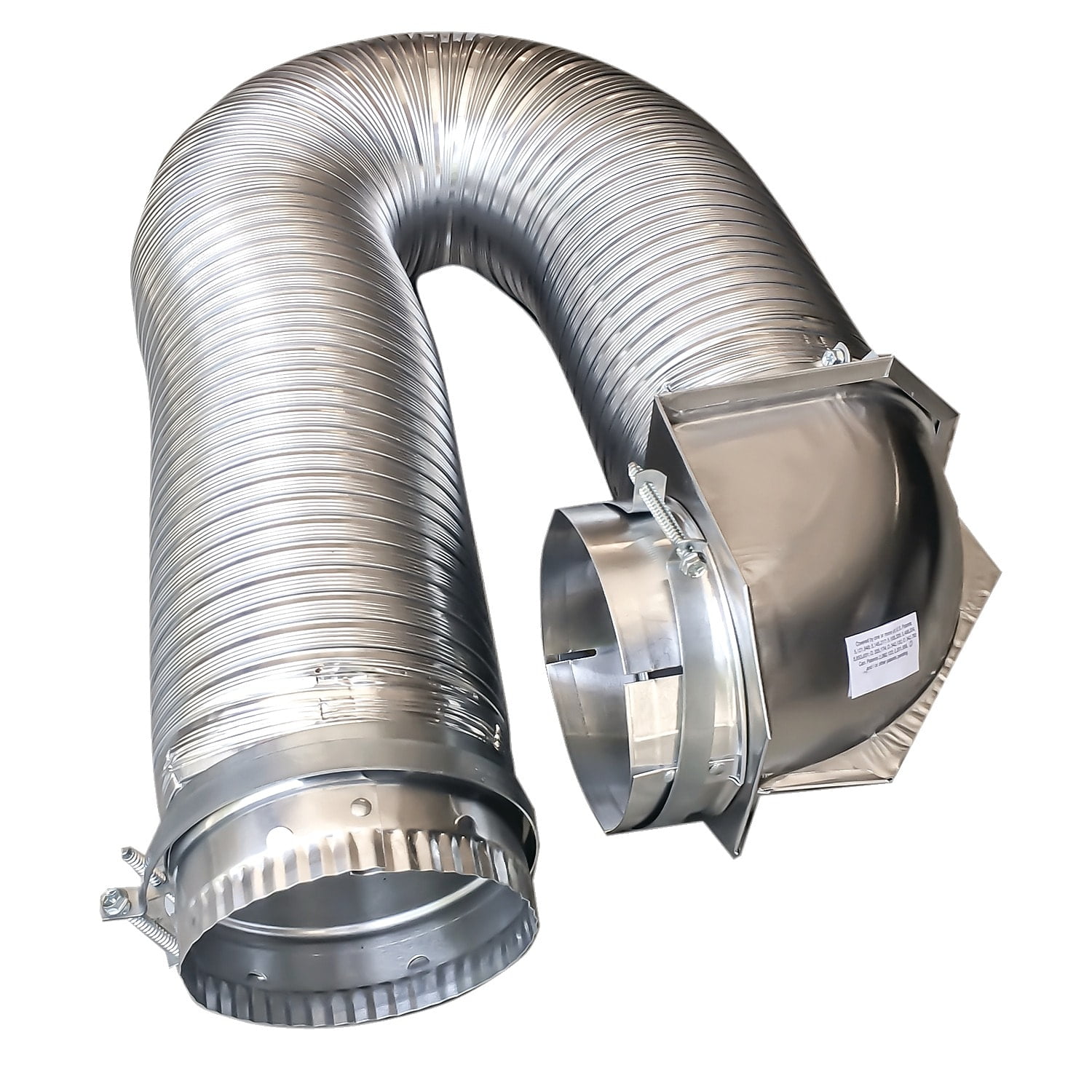 Builder's Best® 111718 4" X 8ft Ul Transition-duct Single-elbow Kit