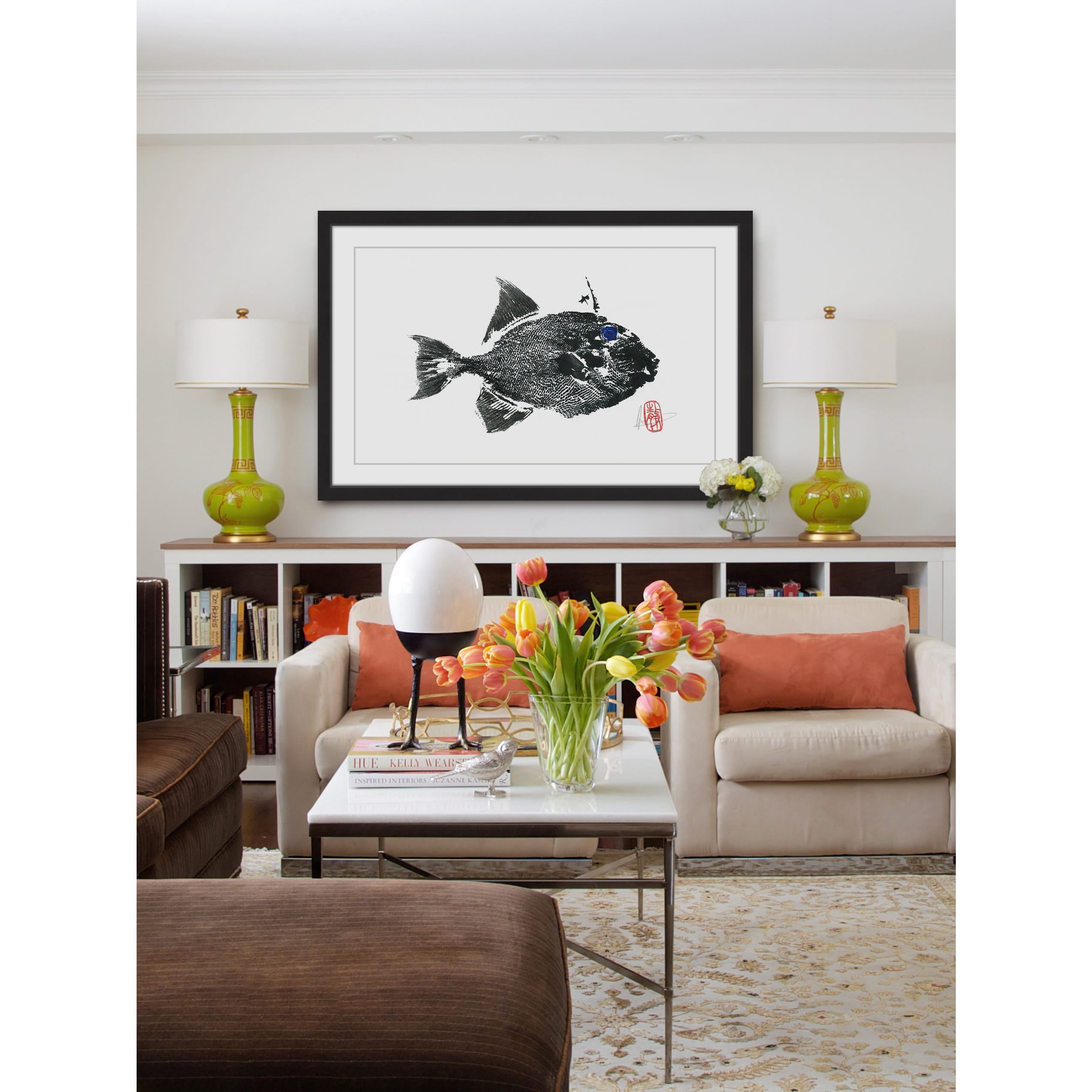"Black Is Me" Framed Painting Print