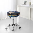 thumbnail image 7 of Round Bar Stool Seat Covers, Vintage Starry Sky Puppy Elastic Round Chair Cover Stool Seat Slipcover Bar Stool Cushions Round Pad for 12-14 inch, 7 of 7