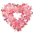 thumbnail image 2 of Heart Tinsel Garland Metallic Tinsel Twist Garland Glitter Love Heart Hanging Decoration for Valentines Christmas Tree Decor Wreath, 2 of 9