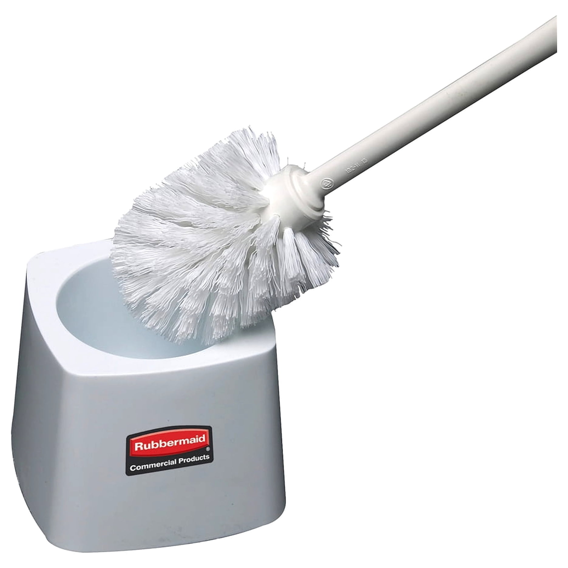 Rubbermaid Commercial Toilet Bowl Brush 14 1/2" White Plastic 24/Carton 631000WECT