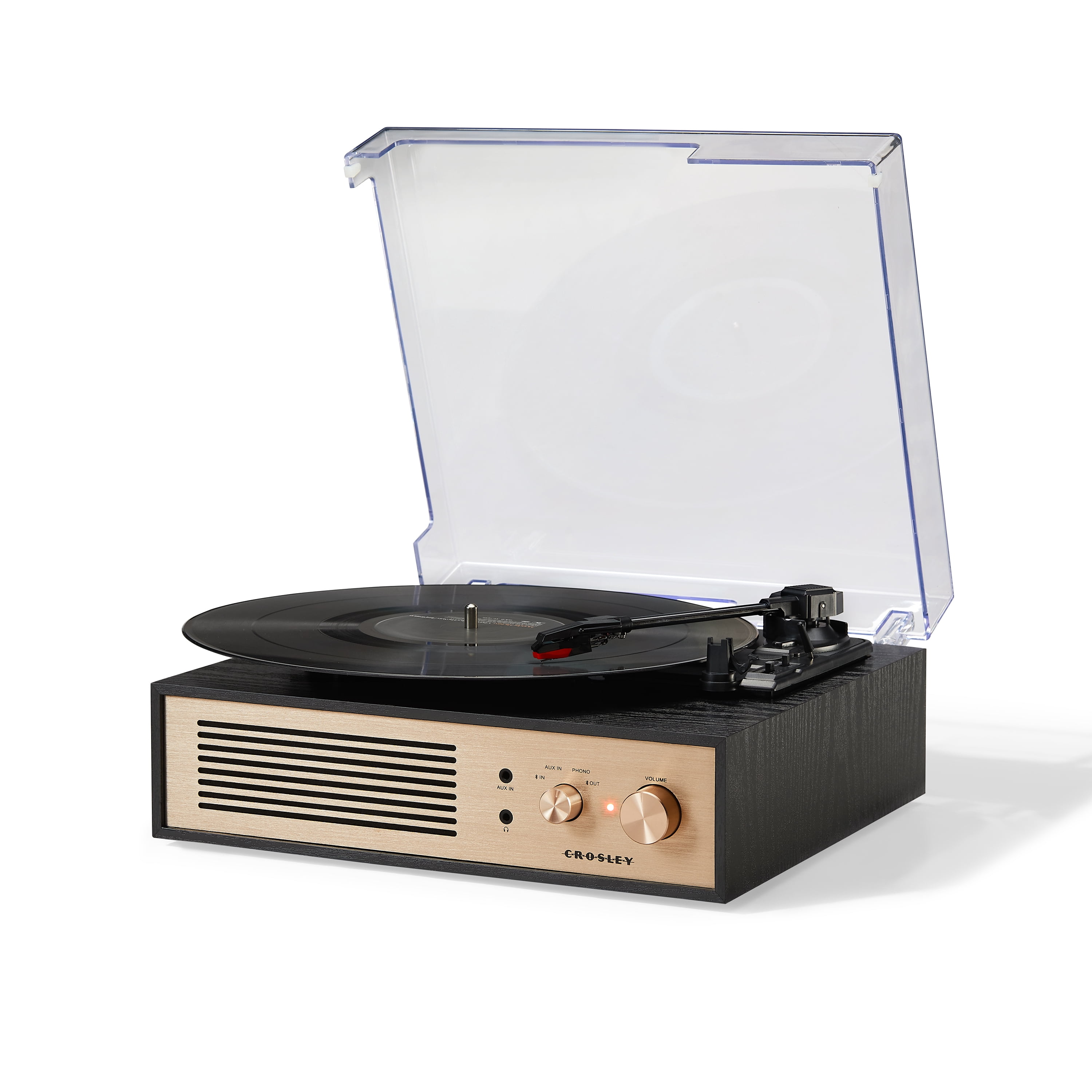 Crosley Miles Record Player with Speakers and Wireless Bluetooth - Audio Turntables