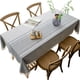 thumbnail image 1 of Mantel de mesa de comedor para el hogar, restaurante, mesa de café, cubierta de mesa con borde de diseño de borla, 140x260cm Monstrate HA9060-03B, 1 of 7