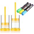 thumbnail image 2 of Queen Bee Marking Kit, 2 Queen Marking Cage Tube with 3 Bee Marker Pen for Beekeeper Tool, 2 of 5