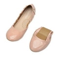 thumbnail image 2 of Lovskoo 2024 Women's Flats Shoes Pointed-Toe Dress Shoes Metal Comfortable Memory Foam Flats Sandals Pink, 2 of 5