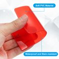 thumbnail image 3 of Uxcell Luggage Tags Flexible Travel Bag Name ID Identifier Label Tags Travel Essentials Red, 3 of 6