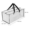 thumbnail image 5 of Oversized Moving Bags Waterproof Transparent with Zippers Heavy Duty Storage Bag for Space Saving Moving Storage Handle Type, 5 of 5