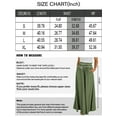 thumbnail image 3 of Cizayoi Women Casual Pants Elastic Waist Wide Leg Beach Trousers with Pockets, 3 of 6
