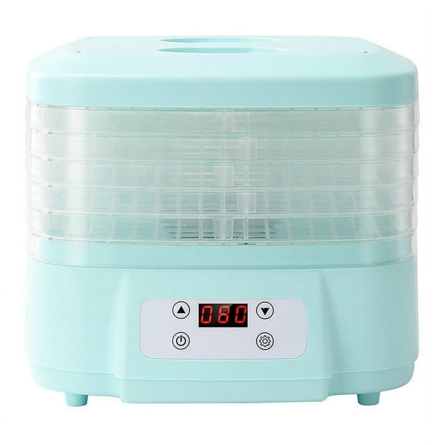 Secadora, Deshidratador de 6 Bandejas, Control de Temperatura Ajustable, Temporizador de 24 Horas, Funcionamiento Silencioso, Deshidratación Versátil de Alimentos, Refrigerios Caseros, Rango