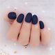 thumbnail image 4 of Uñas Acrílicas DIY Soidarity 24X Negro Mate y Azul Oscuro, 4 of 4