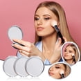 thumbnail image 4 of KY 8 Pcs Portable Folding Compact Mirror Bulk with 1X 2X Magnification Double Sided Mini Travel Makeup Mirror for Women Bridesmaid Gifts(Gold), 4 of 7