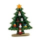 thumbnail image 3 of Árbol de Navidad de madera para escritorio, práctico y compacto. Verde, 3 of 9