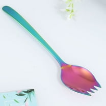 BESTYASH Stainless Steel Sporks Multi Color Heavy Duty Salad Dessert Eating Utensils
