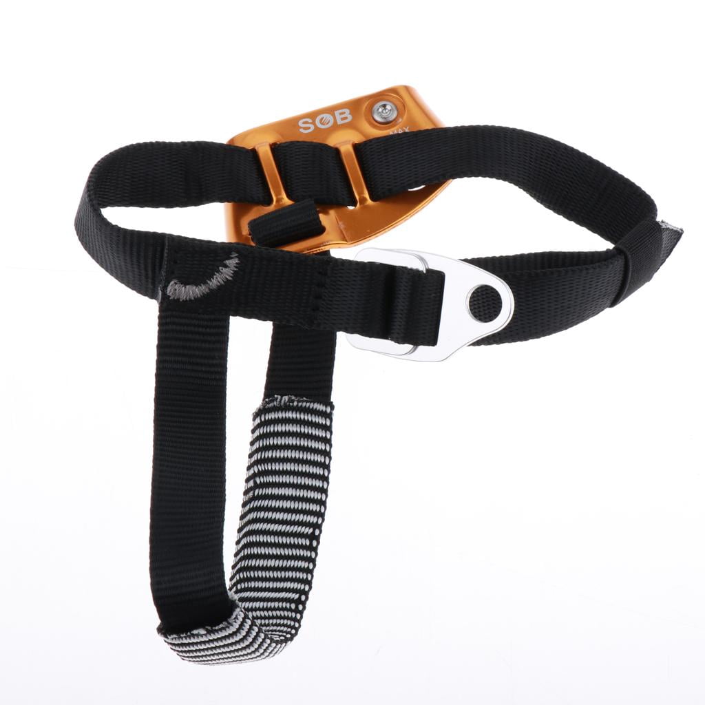 Nishiyuenyi Foot Ascender Climbing Tree Arborist Rappelling Equipment Rope Clamp for Right Right Orange