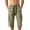 Army Green, variant on Hurxie Men's Capri Long Elastic Cargo Shorts Below Knee Shorts 3/4 Cotton Cargo Casual Shorts with Multi-Pockets Dark Gray,2XL