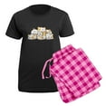 thumbnail image 5 of CafePress - Kawaii Hamster Pile Pajamas - Women's Short Sleeve Print T-Shirt and Pants Dark Cotton Pajama Set, 5 of 7