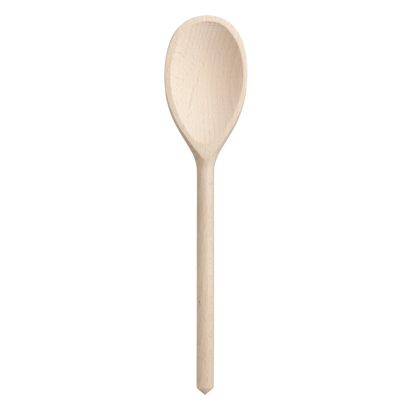 Set Of 3 Aronson Wood Spoons Round Hardwood 10 inches 