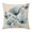 Turquoise Beige, variant on Sage Green Eucalyptus Leaves Pillow Covers 20x20 Inch, Farmhouse Stripe Botanical Linen Pillowcase with Invisible Zipper, Decorative Throw Pillow Covers Cushion Case for Couch Sofa Bed Living Room