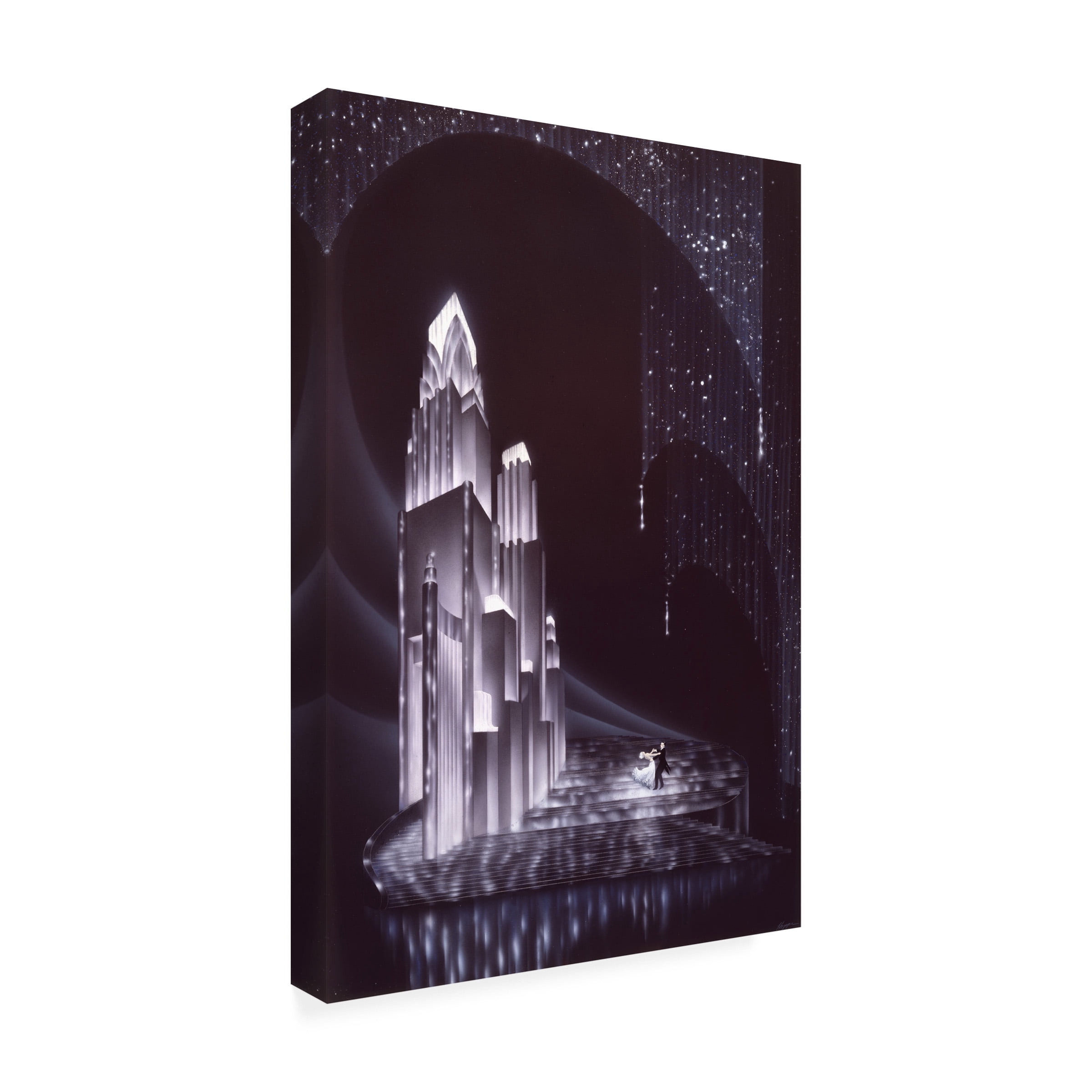 Robert Hoppe 'Midnight' Canvas Art