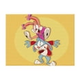 thumbnail image 2 of Tiny Toons Looniversity Animated Flannel Blanket Cozy Ultra-Soft Micro Throw Blanket For Bed Sofa Couch Car Office Camping Travel All Season Fleece Blanket 80"x60", 2 of 8