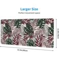 thumbnail image 4 of Extended Large Gaming Mouse Pad, Tropical Leaves XL Full Desk Mousepad Table Mat Cute for Women Gifts, Big Abstract Desk Mats on Top of Desks for Keyboard with Stitched Edges (Colorful, 31.5*11.8 in), 4 of 6