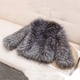 thumbnail image 3 of Gibobby Grandes NiñosChaqueta de suéter de gris para niñas pequeñas Otoño Invierno Chaquetas de plumas para niños pequeños Abrigos cálidos(Gris, 6-7 Años), 3 of 5