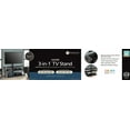 Whalen Xavier 3in1 Television Stand for TVs up to 70", Warm Ash