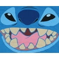thumbnail image 2 of Disney Lilo And Stitch Juniors Stitch Face Character Graphic Licensed T-Shirt, 2 of 3