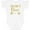 AA-White, variant on Inktastic 1st Birthday Gold Lettering 1 Year Old Girls Baby Bodysuit