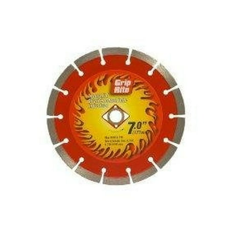 Grip Rite GRSDB7I 7 Inch Industrial Segmented Diamond Blade